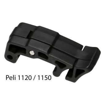 Peli-koffersluiting 1120/1150, 18 mm, Zwart