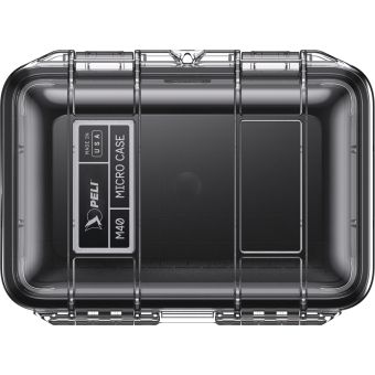 Peli M40 Micro Koffer Zwart Transparant